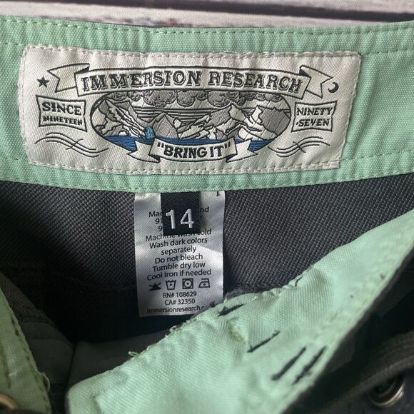 Womens Immersion Research Penstock Paddle / Water Board Shorts Size 14 - Picture 5 of 12